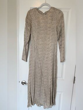 NWT - Zara Speckled Maxi Dress B&W